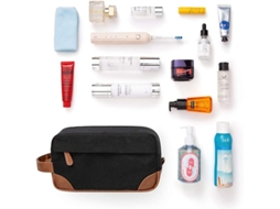 2026zentro-amazon Necessaire De Viagem Suspenso Para Homem Saco De Barbear Cinza Escuro Kit De Viagem Varejo