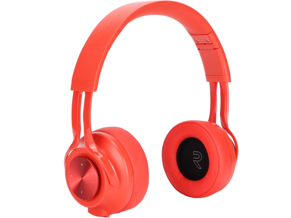 Auricular Sem Fios Bluetooth P1 Over Ear Micrófone Vermelho