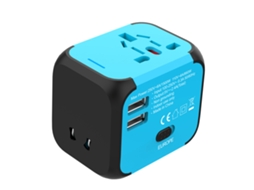 Laxiscreed Adaptador De Carregamento Rápido Com 2 Portas Usb Para Viagem E Carregamento Eficiente