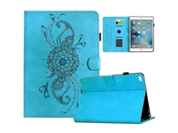 Capa De Couro Compatível Com Ipad Mini 7,9 Polegadas / Mini 4 / Mini 3 / Mini 2 / Mini Com Estampa De Mandala E Cartão S Webake (2019)