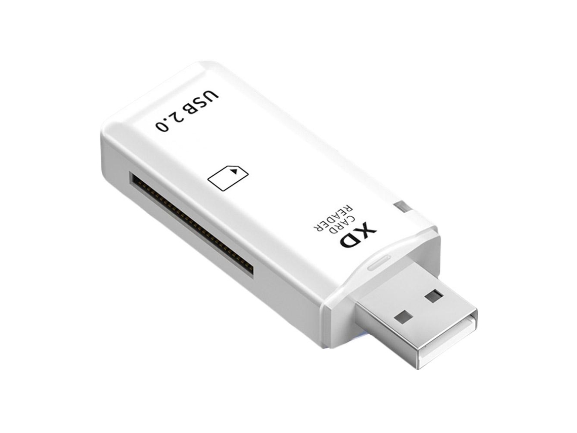 Leitor De Cartão De Memória Usb 2.0 Xd Picture Para Câmeras Olympus Fuji, Novo Aquaforge