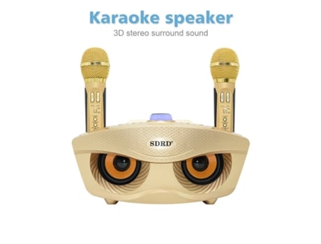 Coluna com Microfone SEMD Audio Owl Wireless Bluetooth Ktv Audio W-Yx-054