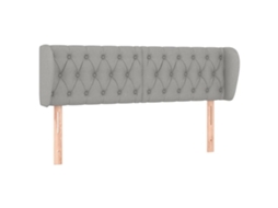 Headboard, Headboards Vidaxl Cinzeto Tecido (147 X 23 X 78/88 Cm)