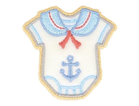 Emblema Termocolante Mdc 4cm X 4cm Fácil De Aplicar Resistente A Lavagem