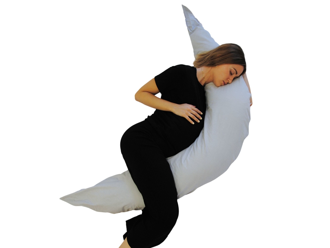 Cojín Lactancia 180x60 Ergonômico Y Mullido Para Embarazo Cojín Lactancia Bege 100 Algodón Certificado Oeko Tex Standard 100 Seb Market