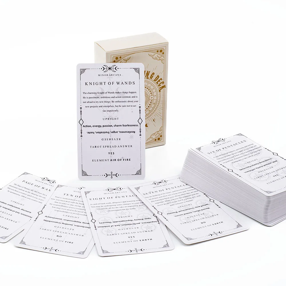 Aprendendo Tarot para Iniciantes: Jogo de Adivinhação com 81 Cartas MDUG (versão em Inglês)