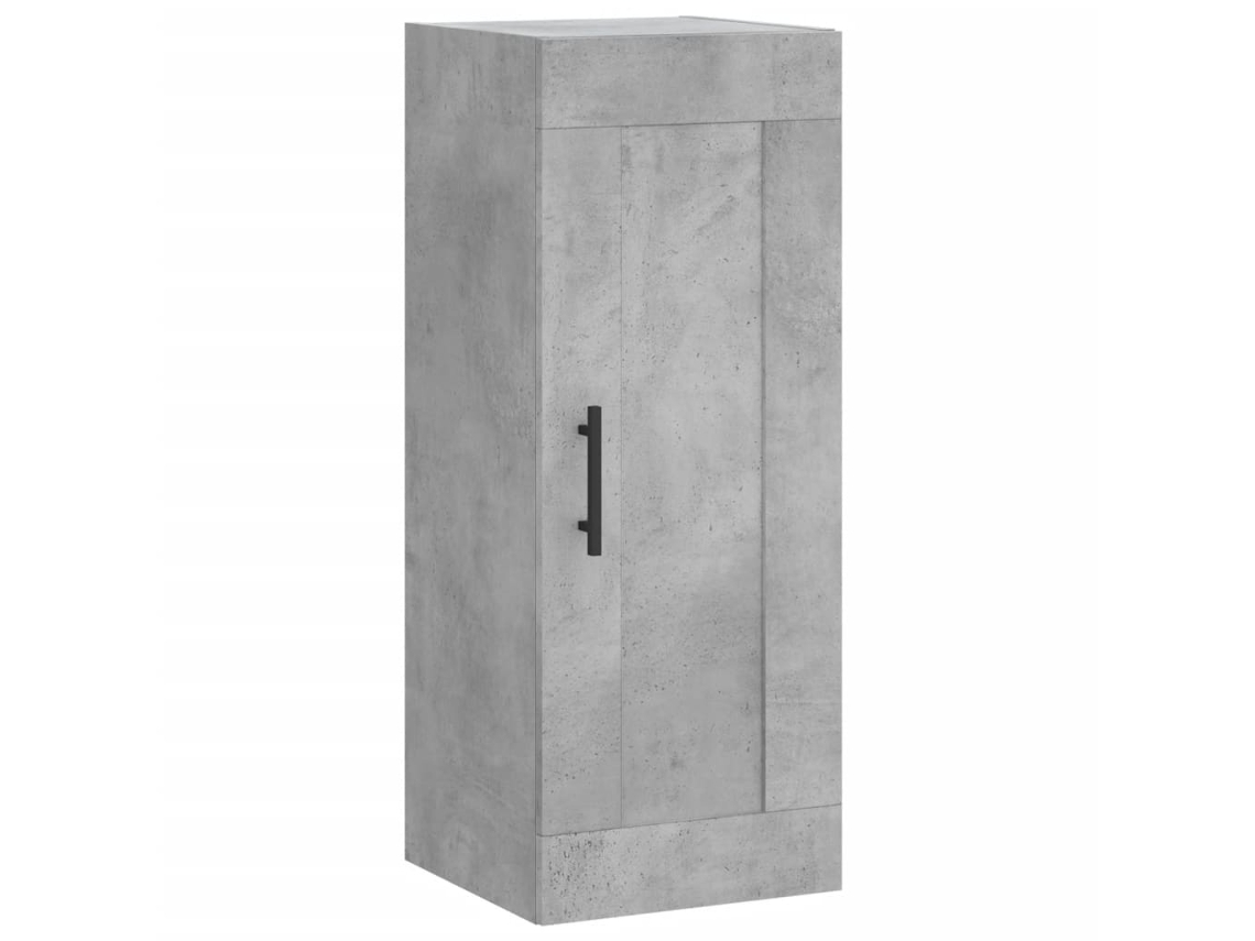 Wall Mounted Cabinet, Wall Mounted Cabinets Vidaxl Cinzeto Madeira Processada (n/a)