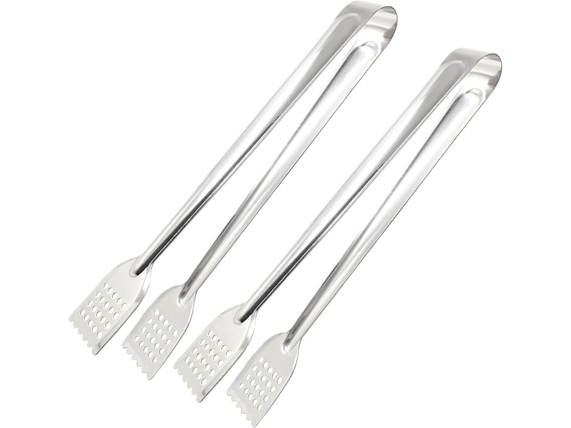 Conjunto De 2 Pinças Cozinha Em Aço Inoxidável Para Churrasco, 25, 4cm