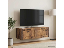 Vidaxl Gabinete De Tv De Parede Madeira Antiga 98 X 31 X 30 Cm