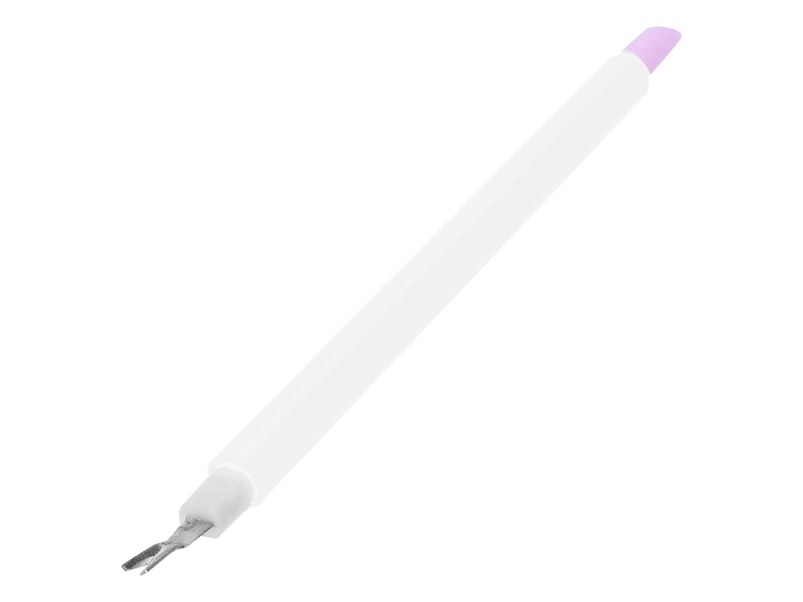 Caneta Remove Cutícula Dupla Cabeça Ferramenta De Manicure Lixador De Esmalte Exfoliante Para Unhas (branco)