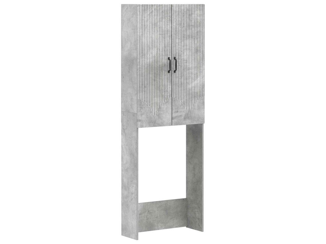 Vidaxl Armário De Banheiro Hoorn Cinzento Cimento 66 X 25,5 X 190 Cm