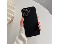 Capa Para Iphone (preta (magnética), Apple 14 Pro), Silicone Líquido, Resistente A Quedas, Com Fixação Magnética Magsafe.