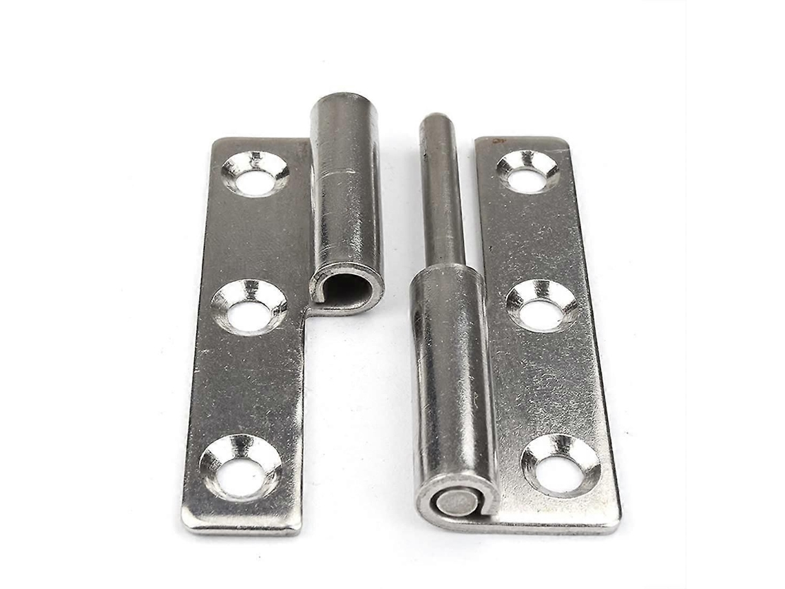 4 Dobradiças De Porta Em Aço Inoxidável 305, 3 Polegadas, Removíveis, Para Portas Internas E Externas