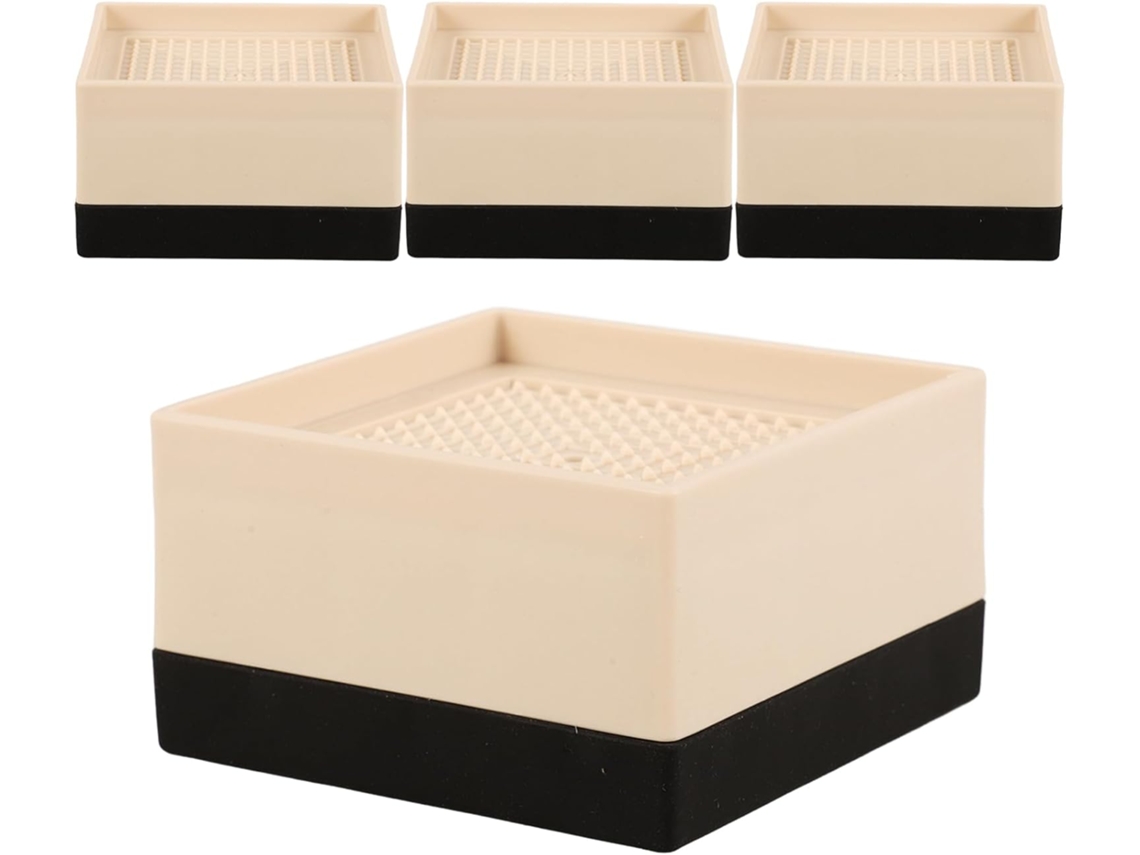 Shineofi Conjunto De 4-protetores Pés Resina Para Móveis, Cadeiras E Elevadores, Resistentes E Com Absorção De Impacto