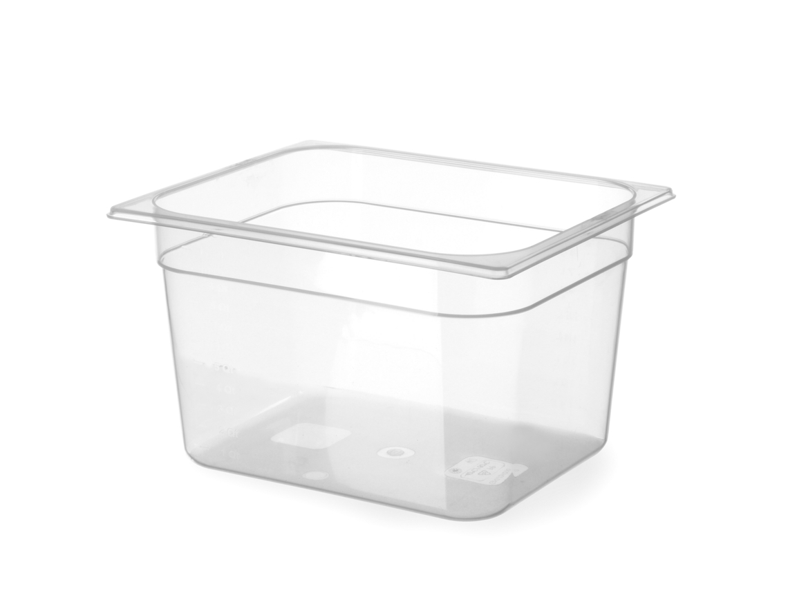 Pojemnik Gastronomiczny Z Polipropylenu Gn 1/2 Wys. 100 Mm HENDI 880128