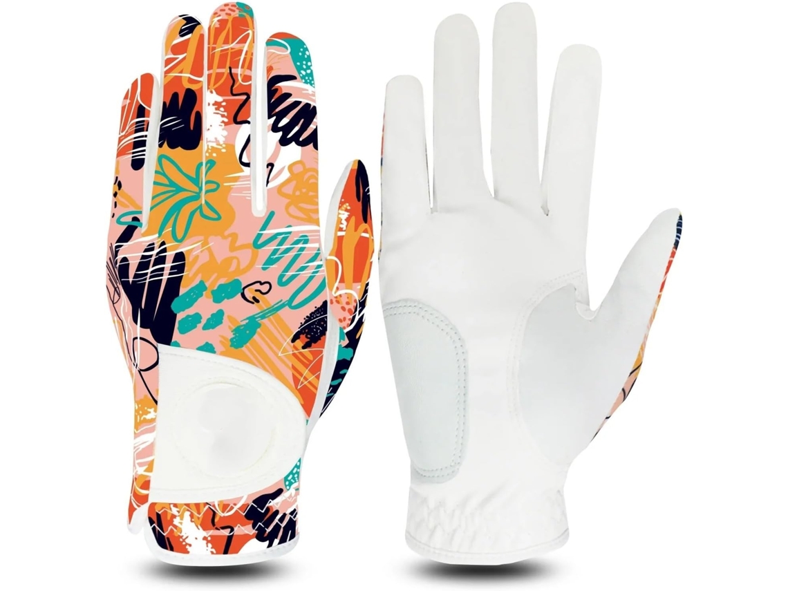 Luvas de Golfe Femininas, para Mão Esquerda e Direita, Conjunto com 1 Par | S/MARCA