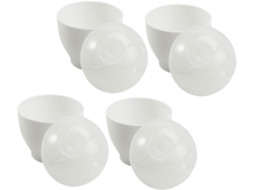 Conjunto De 4 Forminhas Para Ovos Em Polipropileno Próprias Para Micro Ondas, Mini Forminhas Para Ov Gokoco