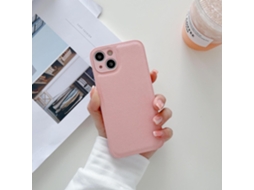 Capa Para Iphone 17 Rosa, Em Couro E Silicone, Com Proteção Total.