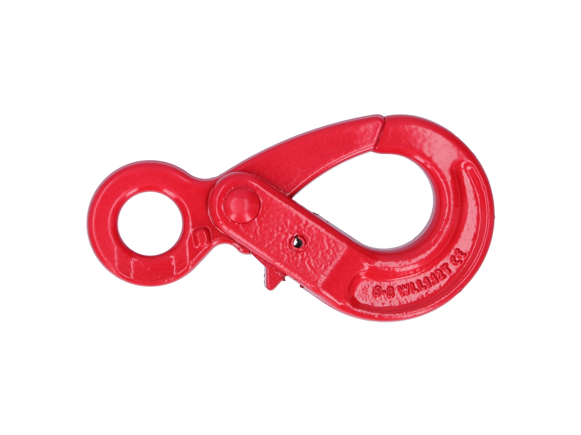 Ganchos De Elevação Com Segurança Auto-bloqueante Tipo Ojo Slip Hook Bloqueio De Segurança Tensão De Trabalho 1.12t