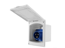 Tomada Elétrica À Prova D'água Ip44, 16, 220v-250, Para Autocaravanas E Caravanas.
