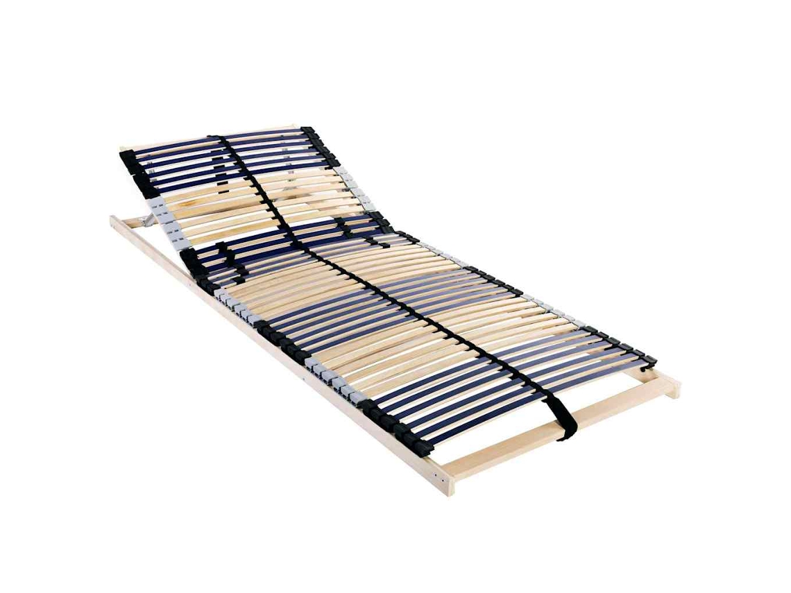 Vidaxl Base De Ripas Castanho 70 X 190 Cm Madeira De Bétula Sólida