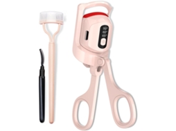 Curler de Cílios Aquecido, Exibição de Temperatura Curler de Cílios Aquecido com Ferramenta Separadora e Escova STELASPLEN (rosa)