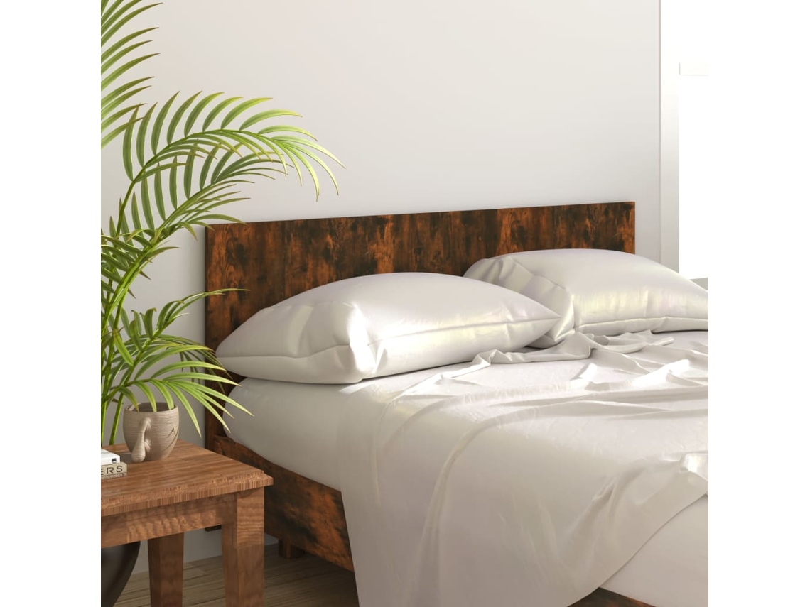 Cabeceira Cama 160x1,5x80 Cm Derivados Madeira Carvalho Fumado