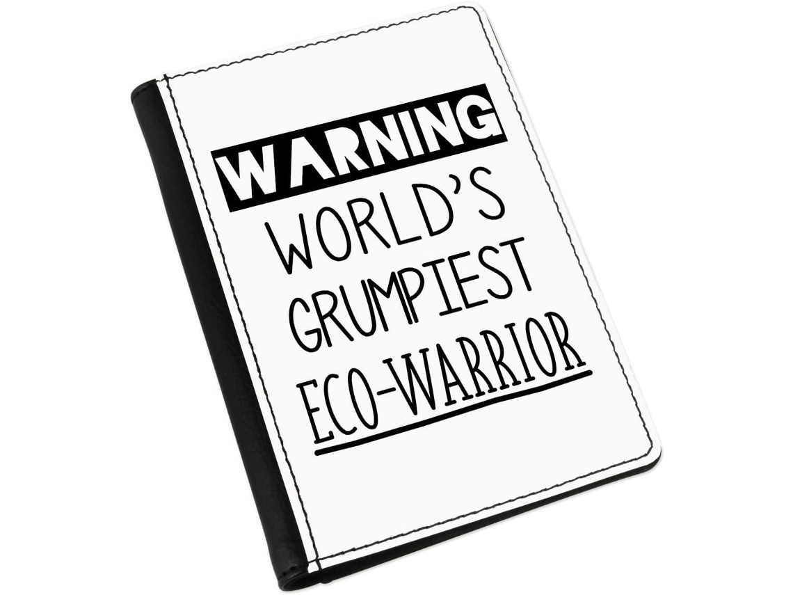 Porta Passaporte Gift Base Warning World S Grumpiest Eco Warrior