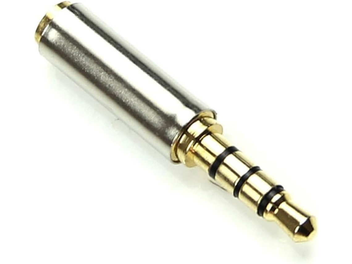 Adaptador De Áudio Com Conector De 3, 5 Mm Para Entrada De 3