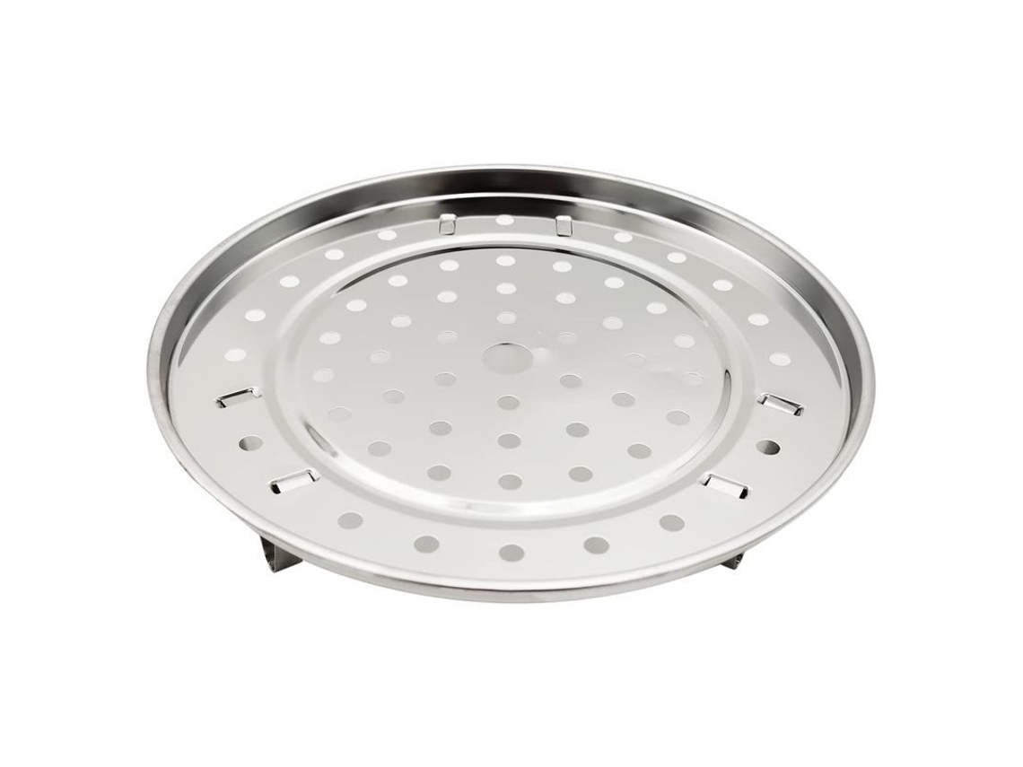 Suporte para vapor removível Rebe em aço inoxidável, 18 cm, 2 peças, multifuncional para cozinhar.