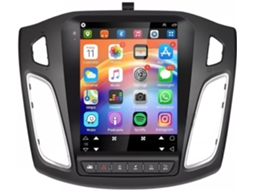 Rádio Double Din De 9, 7 Polegadas Para Ford Focus 2012-2018, 2+64g, Android 14 Com Tela Sensível Ao Toque