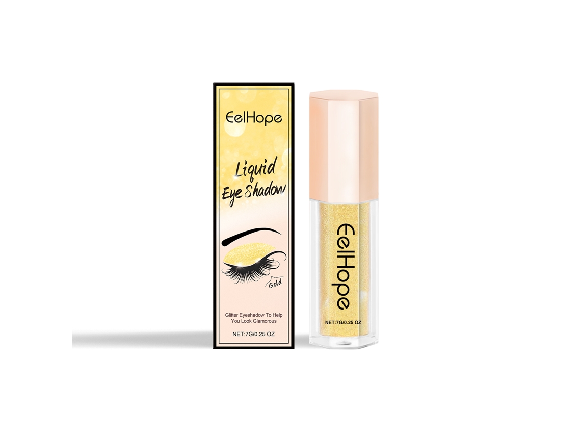 Sombra de Olhos Líquida LAXISCREED com Efeito Dourado para Olhos Luminosos