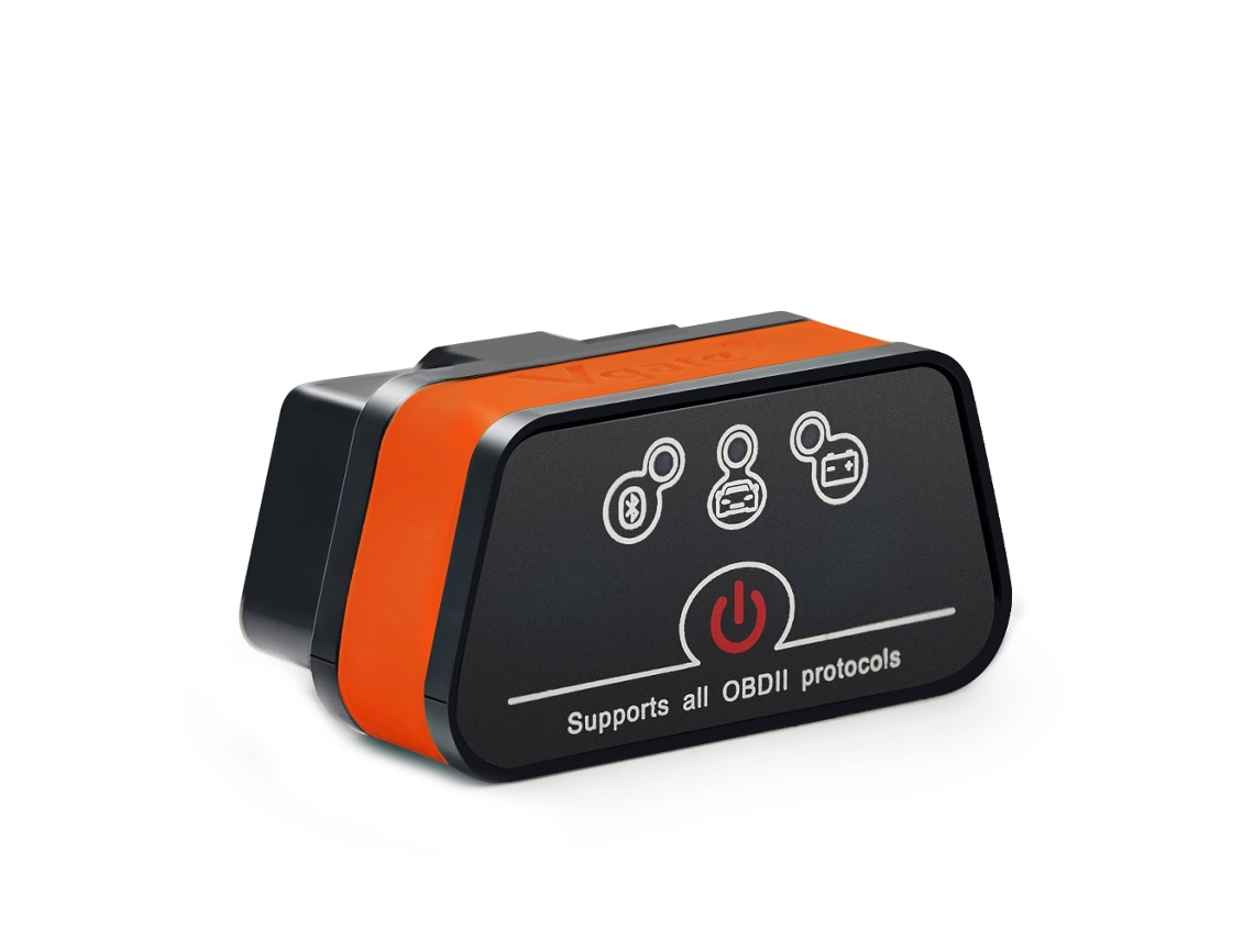 Scanner Obd2 Zruxe Elm327 V1.5 Bluetooth 4.0 (diagnóstico Automóvel, Preto-laranja, Pic18f25k80)