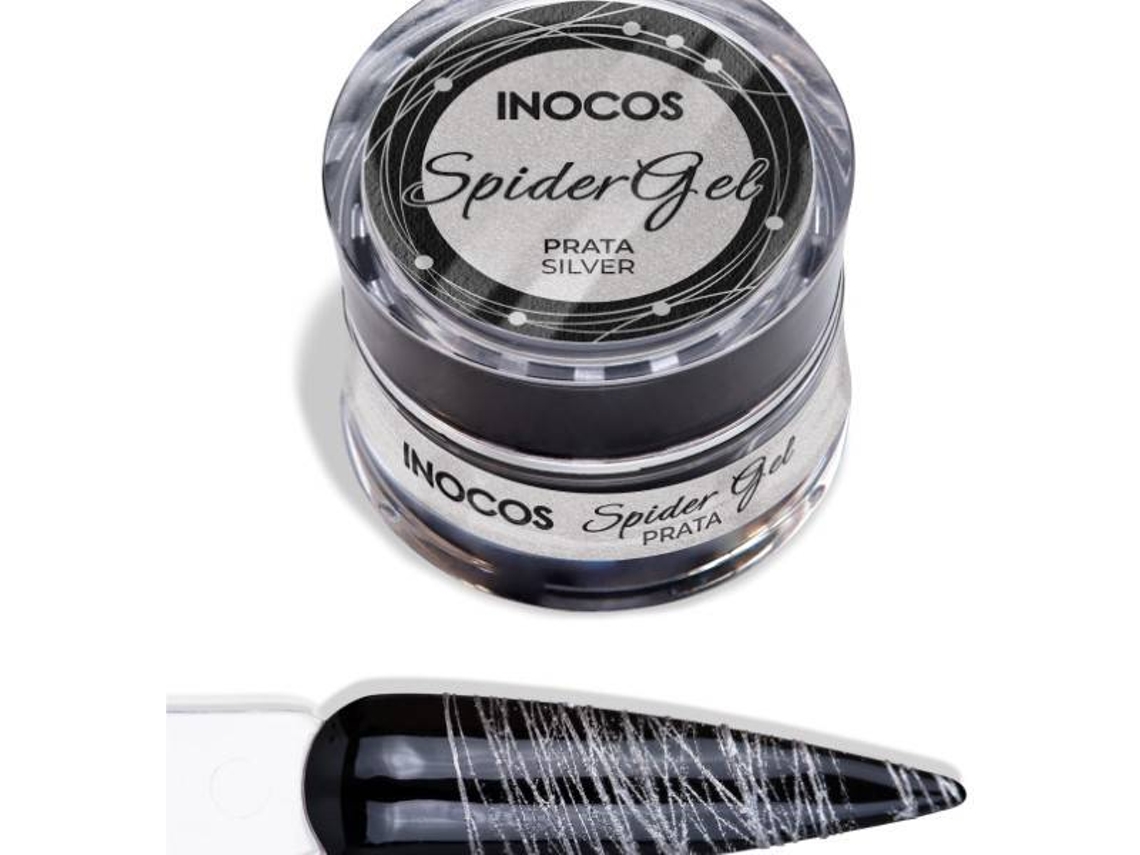 Verniz de Gel INOCOS Prata Metálico (5 ml)