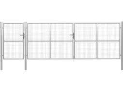 Garden Gate, Garden Gates Vidaxl Prateado Aço (500 X 150 Cm)