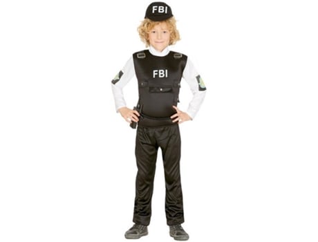 Fato de Menino  Polícia F.B.I. (Tam: 5 a 6 anos)