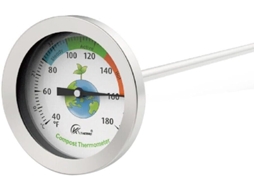 Termômetro De Solo Para Compostagem, Sonda Temperatura Em Aço Inoxidável 304com Haste 500mm Comprimento