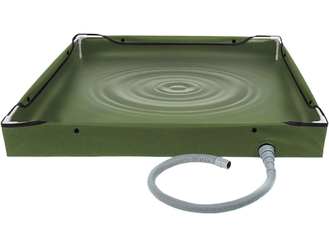 Chuveiro De Exterior Dobrável E Portátil Com Base Para Autocaravana, Lavatório Para Viagens, Tendas, Escalada, Praia E Uso Interior E Exterior. Gokoco