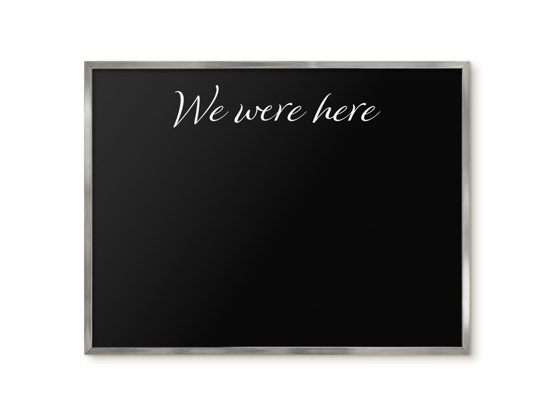 Quadro magnético de parede "We Were Here For The Bedroom" Espelharte (80x60 cm)