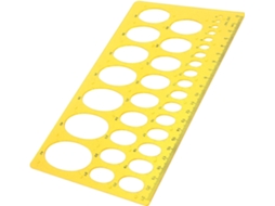 Kit De Réguas Fracionárias Toyvian Para Desenho Arquitetônico, Em Plástico Laranja Com Padrão Transparente, Ideal Para