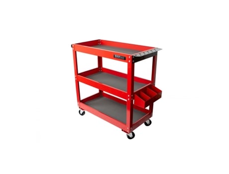 Carrinho 3 Prateleiras Apoio com Suportes KROFTOOLS