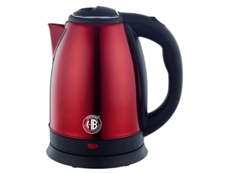 Chaleira Elétrica Herzberg 1.8L 1500W em Aço Inoxidável - Vermelho