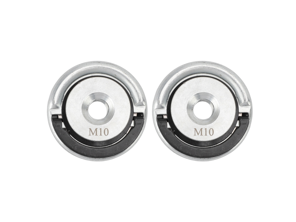 Porca de Flange Primerox, angular, aço carbono, M10, liberação rápida, travamento, disco de corte S/MARCA