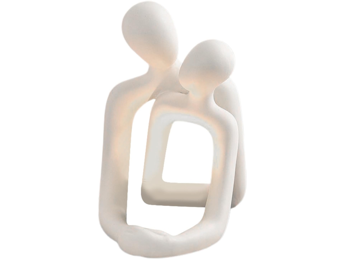 Esculturas De Casal | Estátua Abstrata De Namorados | Ornamentos De Arte Abstrata Em Resina Preta | Gokoco