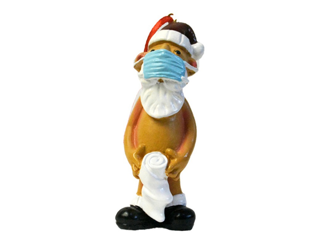Laxiscreed Pendurais Natalícios Em Resina Com Pai Natal Para Decoração De Árvore, Parede Ou Janela