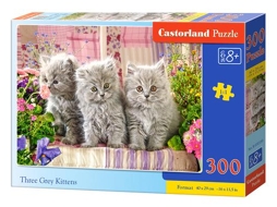 Castorland Three Grey Kittens 300 Pcs Puzzle 300 Peças