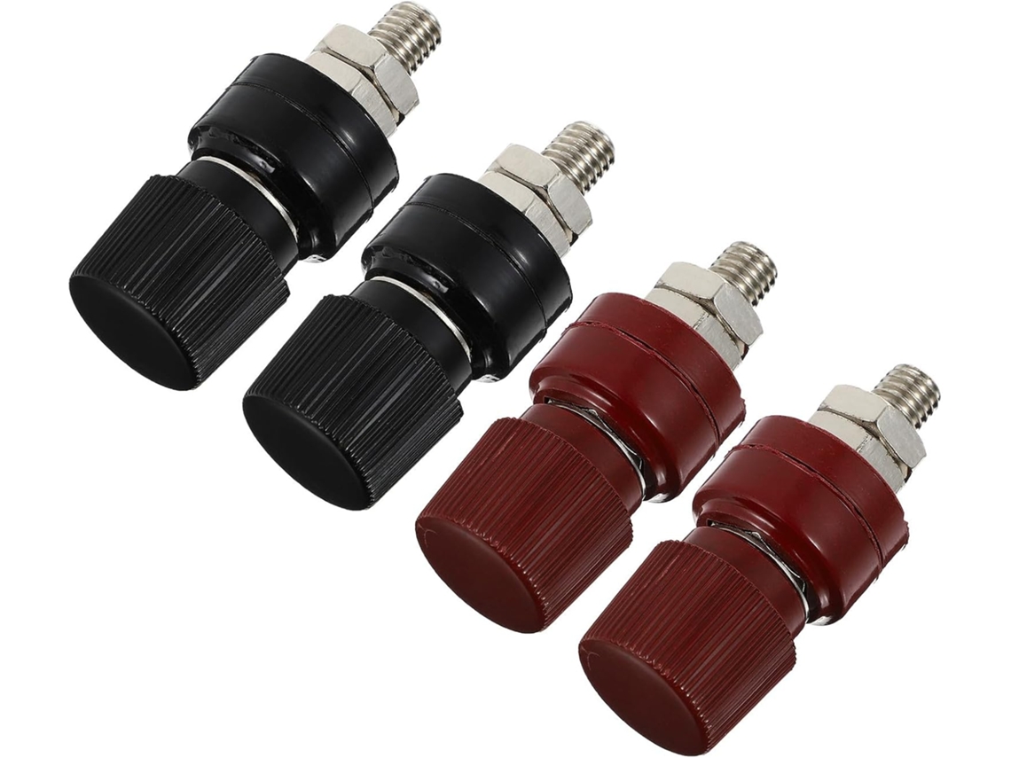 Terminais De Bateria Niquelados,4 Peças,conector Alimentação M8 555 Para Gerador,kit Cabo