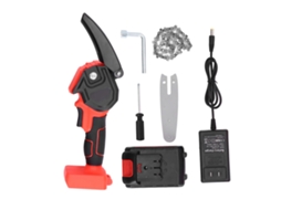 Primerox motosserra elétrica sem fio 4 polegadas 21v 2000mah para poda e corte de madeira