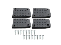 Almofadas Relaxantes Para Solas De Pernas Pau Drywall, Kit Reposição 4 Peças Pau, Sem Os Pés,