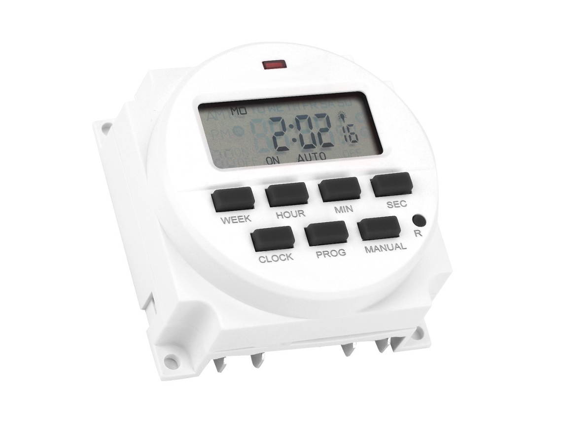 Programador de Tempo Lcd Semanal 7 Dias